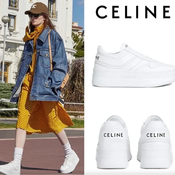 Celine | Shoes | Celine Preowned Block Sneakers W Wedge